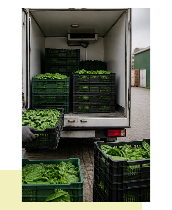 Перевозка шпината в Елизово с сохранением свежести продукции